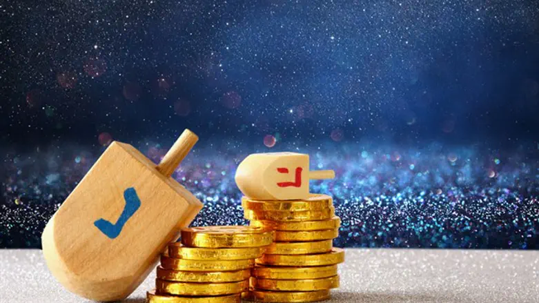 חנוכה, סביבון, חנוכיה, מנורה