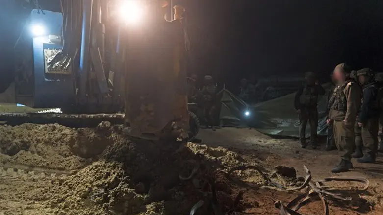 Обнаруженный туннель террористов