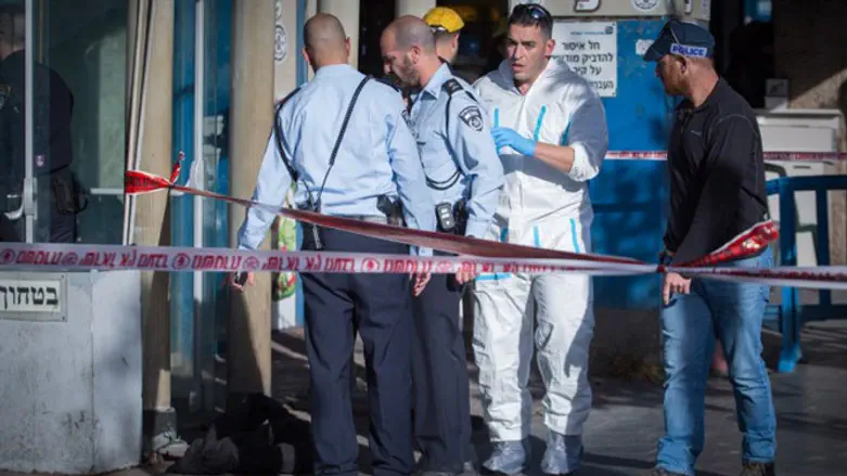 Scene of Jerusalem stabbing attack
