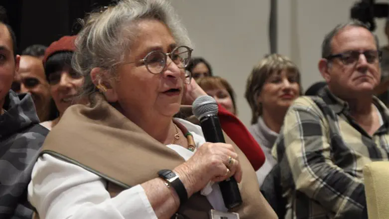 נחמה ריבלין, במהלך הקרנת הסרט