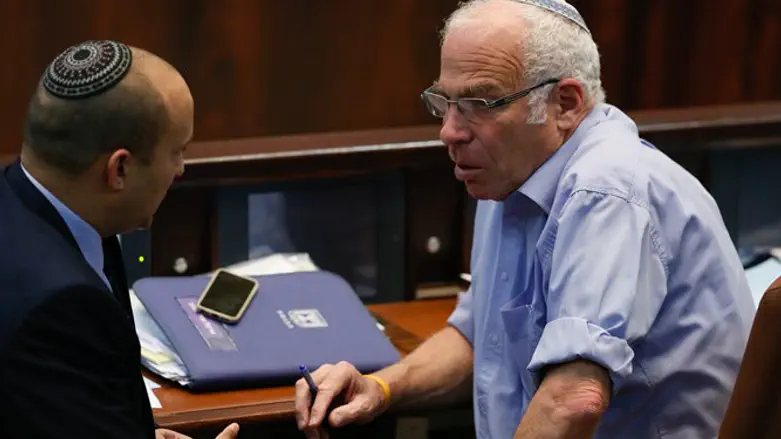 Naftali Bennett and Uri Ariel