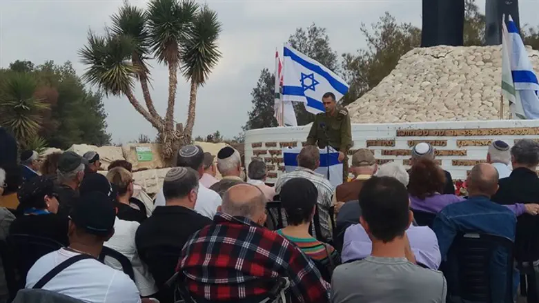 טקס האזכרה לחללי הפלוגה הדתית