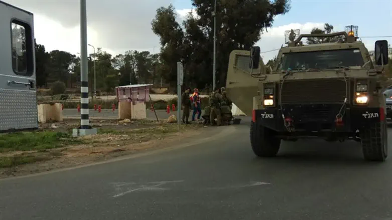 Scene of terrorist attack near Ramallah