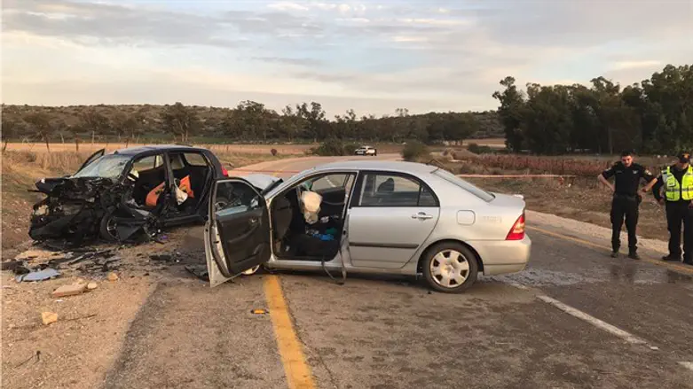 זירת התאונה