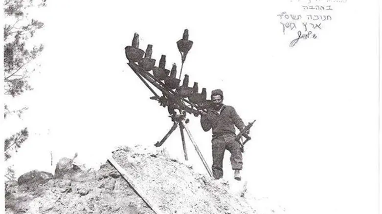 שלמה לויתן ז"ל וחנוכיית-הפגזים