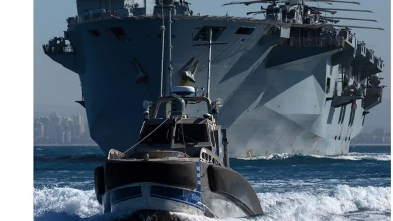 ה-Seagull בפעולה בתרגיל