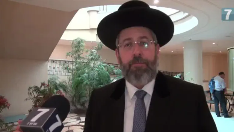 'It depends on us.' Rabbi Lau