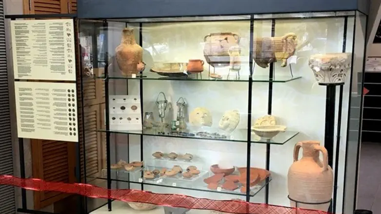 חלק מהתערוכה