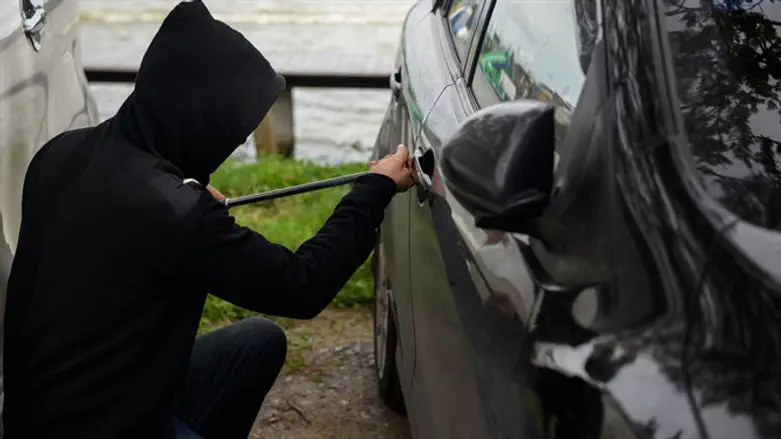 Stealing a car (illustrative)