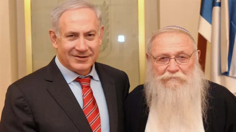 Биньямин Нетаньяху и раввин Друкман