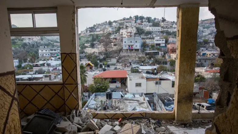 Demolished terrorist's home (archive)