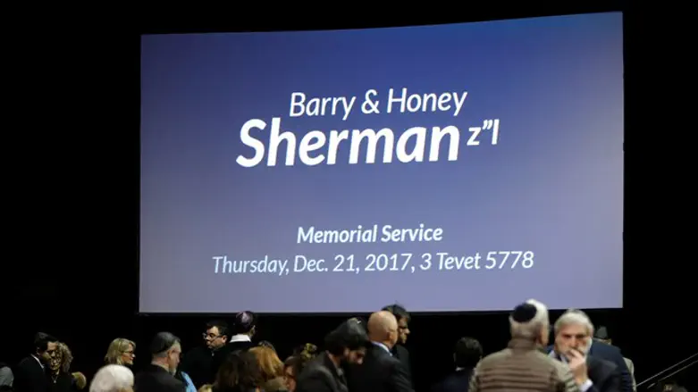 Memorial service for Barry and Honey Sherman