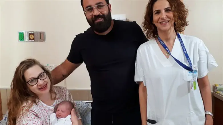 התינקות הראשונה של מרכז הרפואי זיו בצפת לשנת 2018