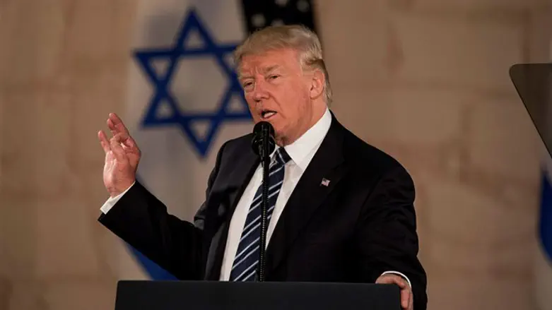 US President Donald Trump, Speaks at the Israel Museum, Jerusalem, May 23, 2017 Photo By:
