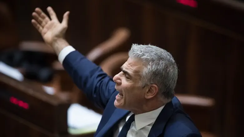 עוד המחשה לטרגדיה של האופוזיציה. לפיד