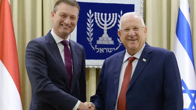הנשיא ריבלין ושר החוץ של הולנד
