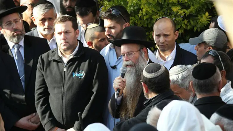 הלווית הרב שבח הי"ד