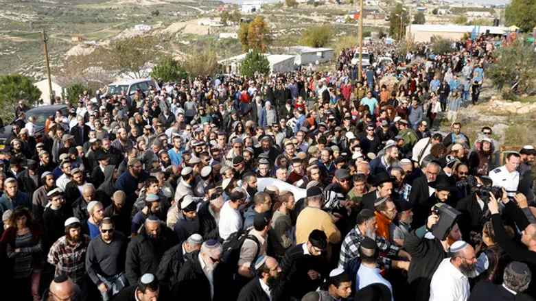 Похороны рабби Разиэля Шеваха (הי"ד)