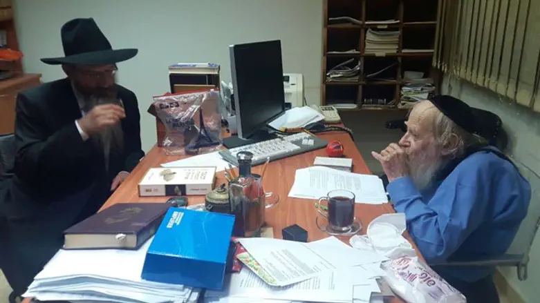 Rabbi Lazar and Rabbi Steinsaltz