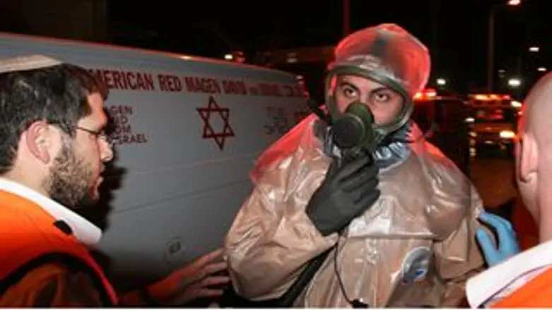 צוותי מד"א מתרגלים