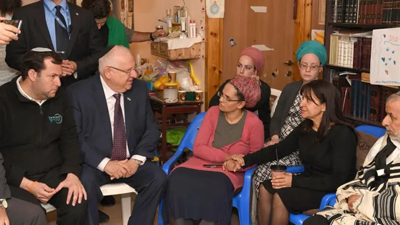 ריבלין בחוות גלעד