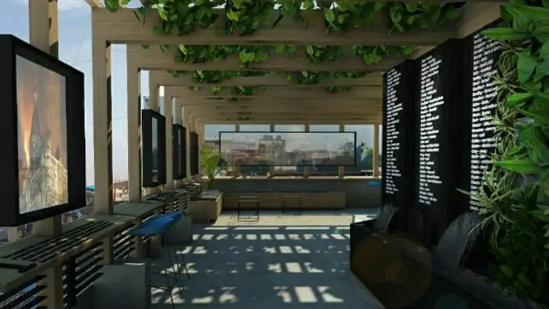 הדמיה של בית חב"ד המחודש במומבאיי