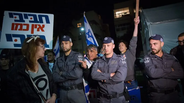 מחאת השמאל בתל אביב