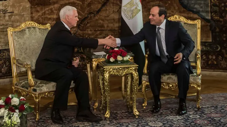 Pence and Sisi