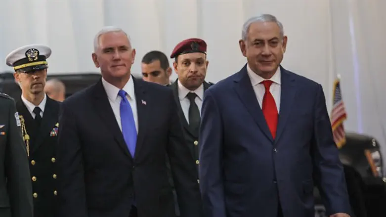 Netanyahu and Pence