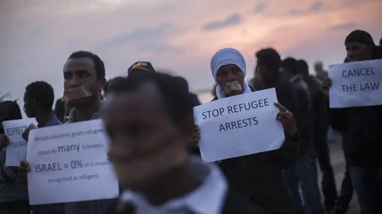 Infiltrators protesting law