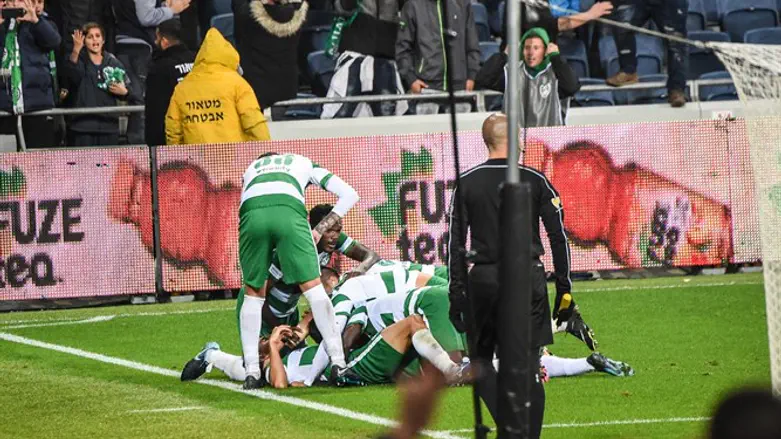 הירוקים חוגגים הערב באצטדיונם הביתי