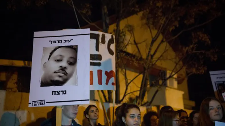 הפגנה נגד גירוש מסתננים