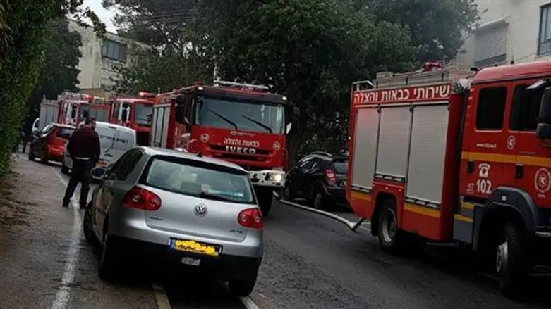 שריפה בחיפה