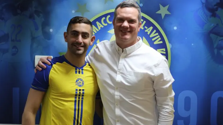 גידי קאניוק עם מנכ"ל מכבי ת"א, רכש אחד אבל יוקרתי