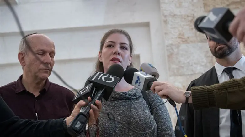 Michal Salomon today at Supreme Court