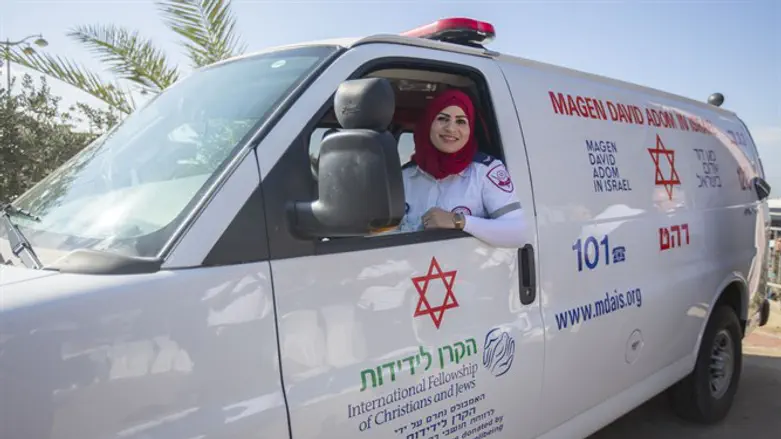 וורוד אבו עאבד באמבולנס