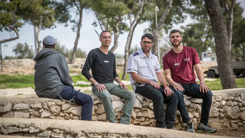 מימין לשמאל: עידו מימון, פיני רוטשטיין, אמיתי גבאי וחגי ברעם