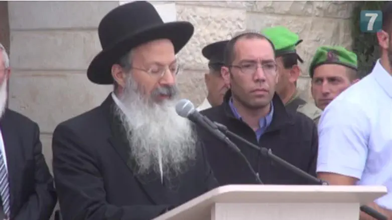 הרב אליעזר מלמד סופד לאיתמר בן גל הי"ד