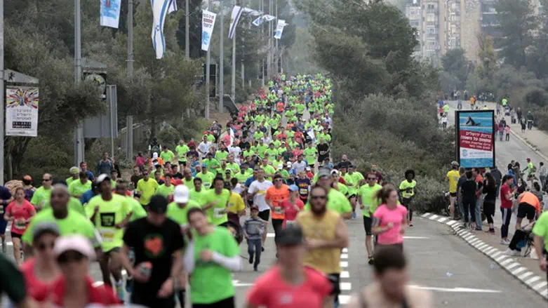 מרתון ווינר ירושלים בשנה שעברה