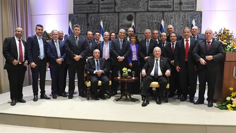 ריבלין עם השגרירים