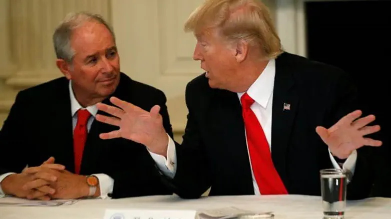 שוורצמן עם טראמפ