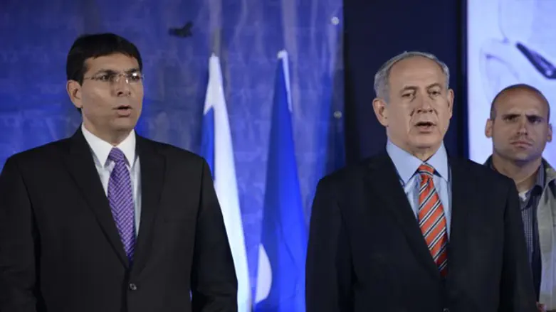 רוה"מ בנימין נתניהו וסגן השר ח"כ דני דנון