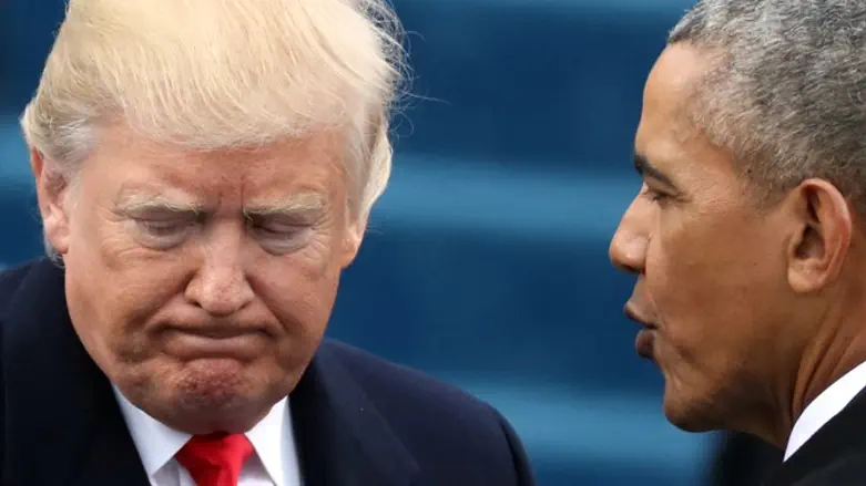 Дональд Трамп и Барак Обама