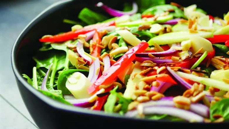 Baby Spinache and Apple Salad