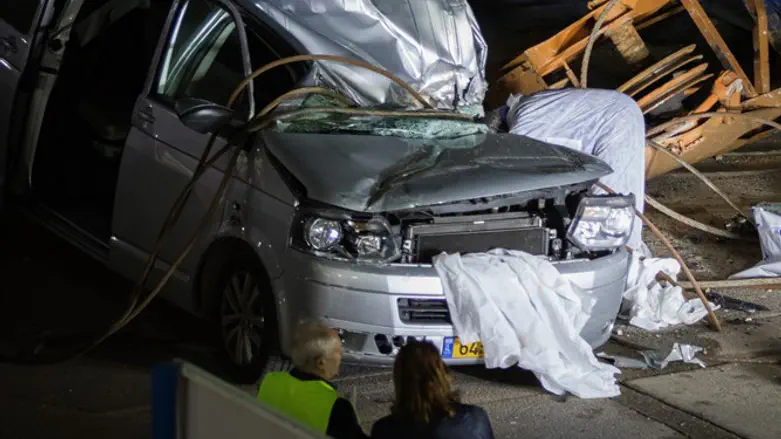 זירת התאונה הקשה בכפר סבא