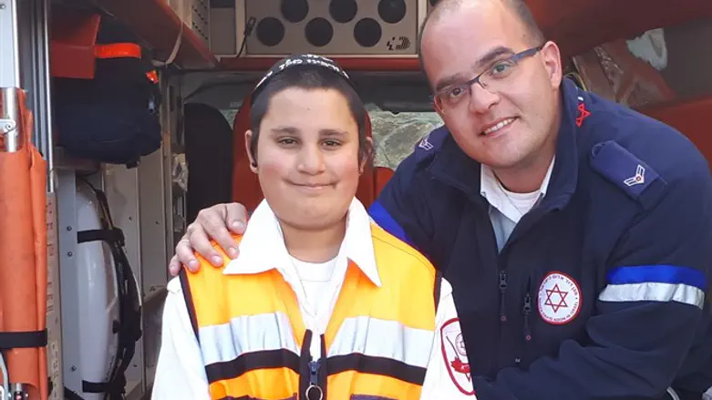 שלום דובער והחובש הבכיר ישראל כץ