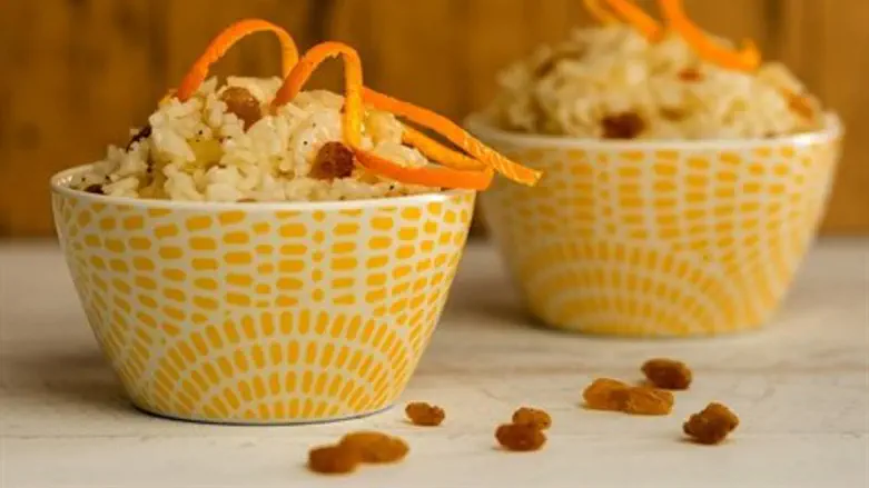 Orange Rice with Onion