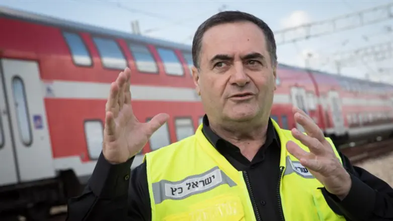 Yisrael Katz discusses opening of new Jerusalem - Tel Aviv train