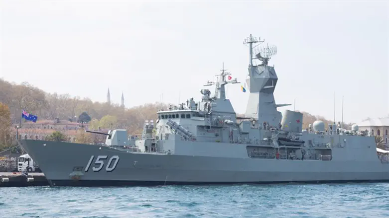 Australian Navy frigate