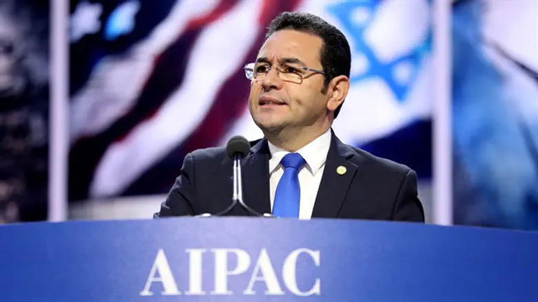 Guatemalan President Jimmy Morales at AIPAC